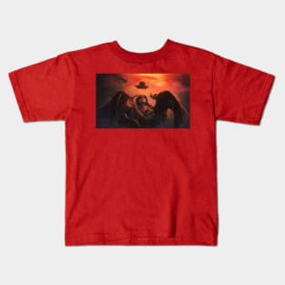 Crimson Dreams Kids T-Shirt